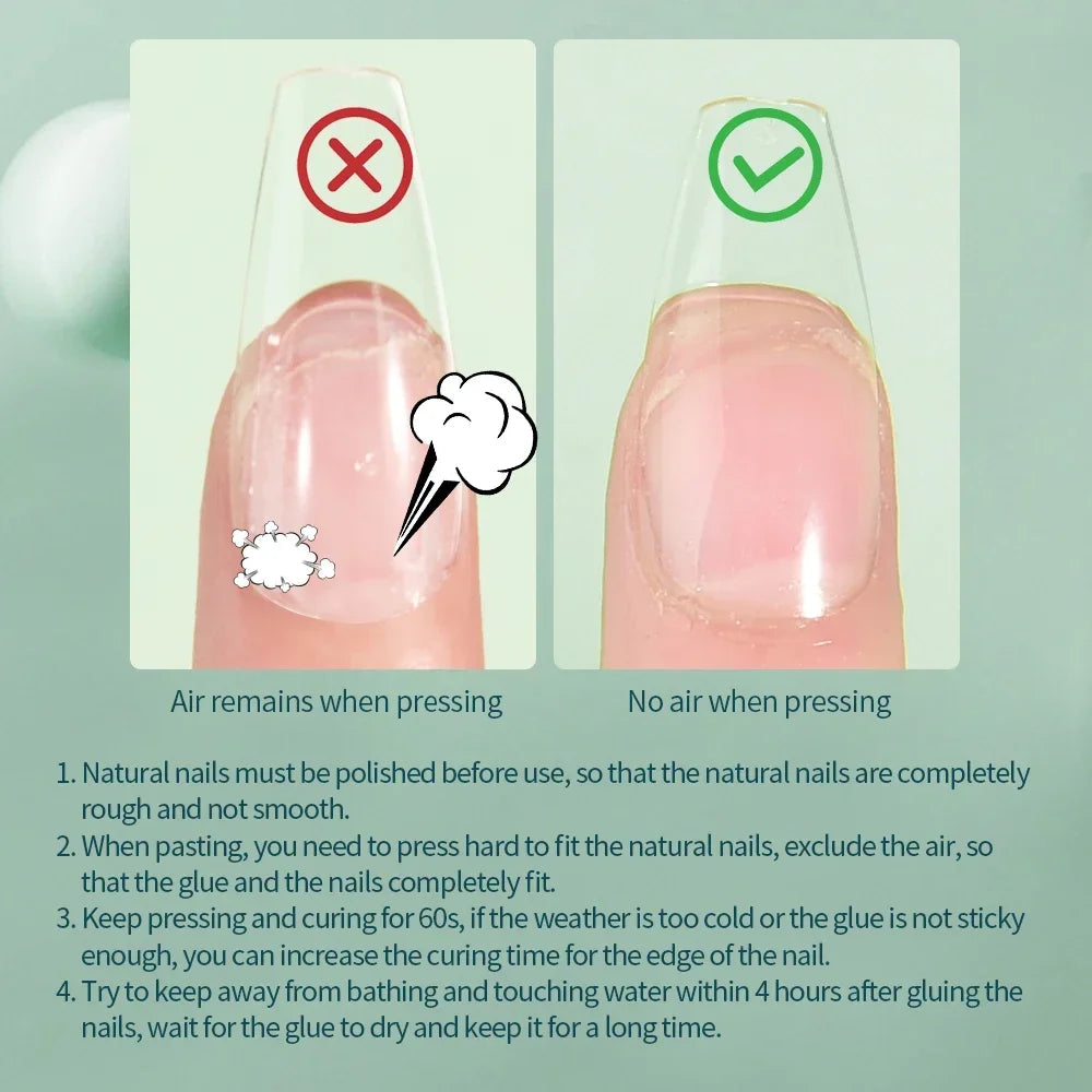 Gel UV Souple, Pointes, Lampe et Outils - Nailpop Kit d’Extension d’Ongles 600 pièces 