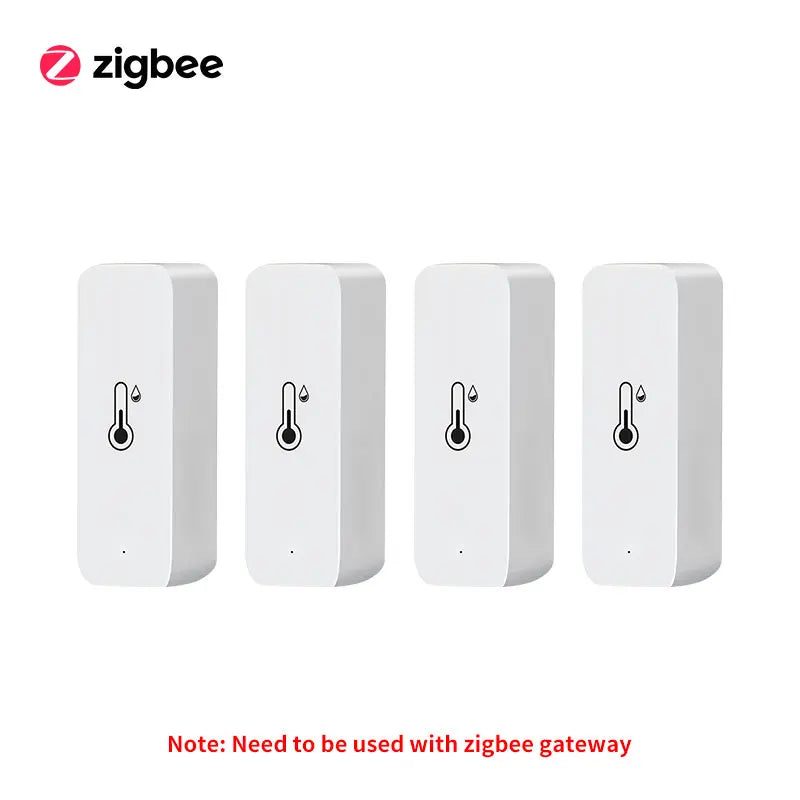 Tuya Wifi/Zigbee Temperature and Humidity Sensor Indoor Thermometer for Home Work with Alexa Google Home Assistant
