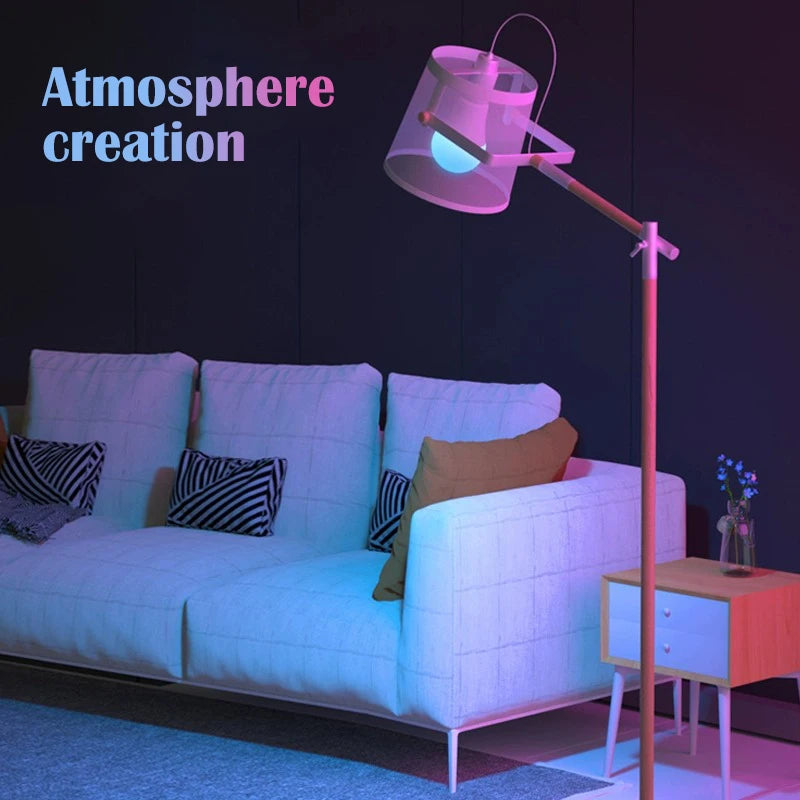 Ampoule LED multicolore RGB, 16 couleurs, 220V, éclairage domestique, intensité variable, 24 touches, télécommande, néon