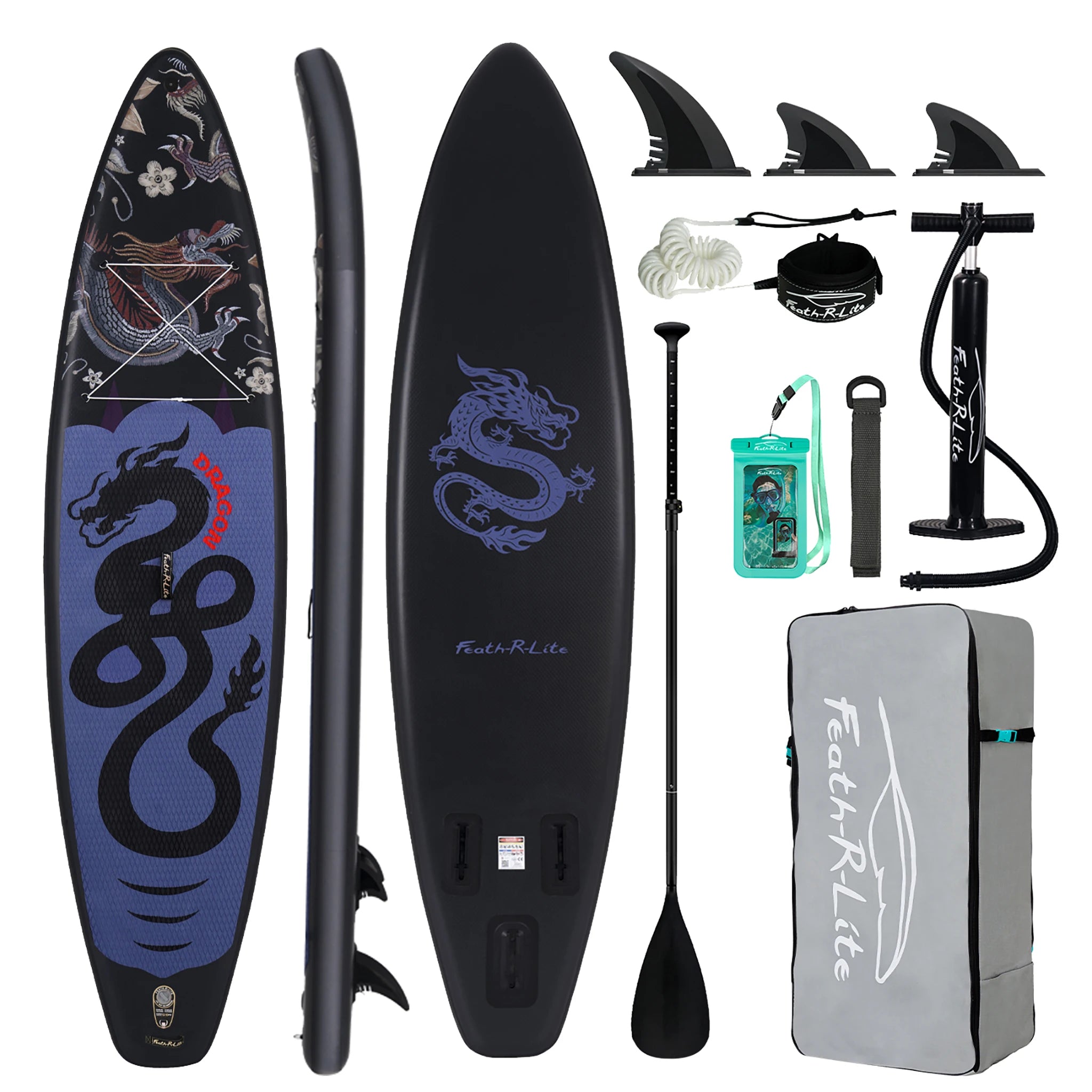 Planche de Paddle Gonflable avec Accessoires (335 / 350 / 385 cm) - Feath-R-Lite Koi Sup