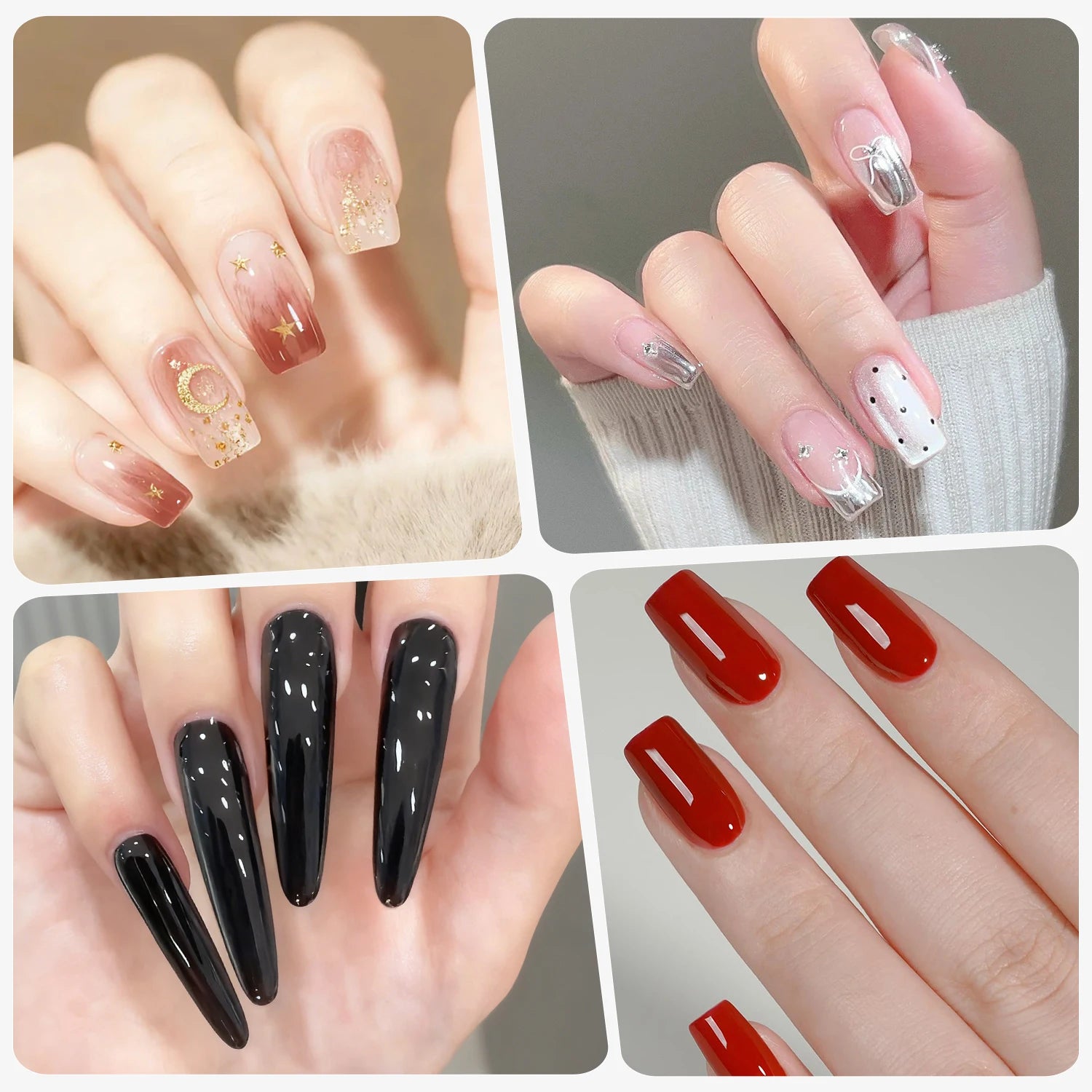 Kit Gel Base Top Coat 2 pcs, 15 ml