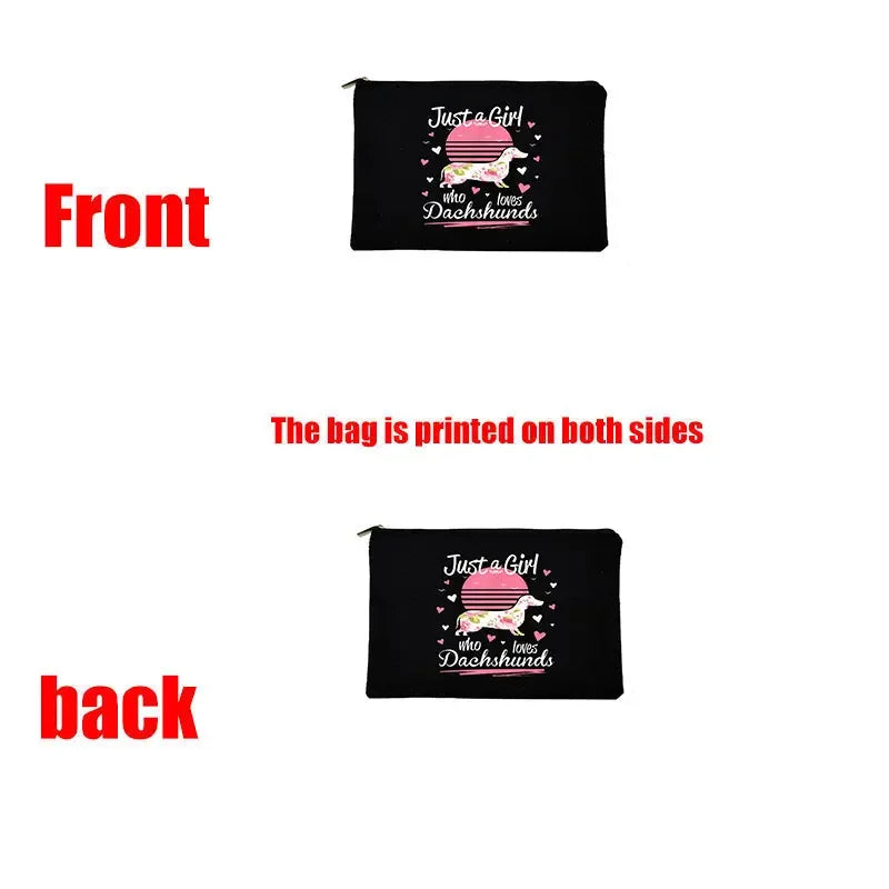 Trousse de maquillage à fermeture éclair avec dégradé de couleurs, trousse de toilette de voyage tendance, trousse de maquillage