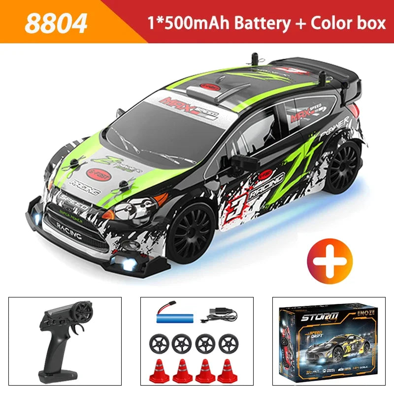 Oike 1:24 télécommande dérive RC voiture 4WD voitures de course à grande vitesse 2.4G modèle de véhicule radiocommandé jouet cadeau pour enfants adultes