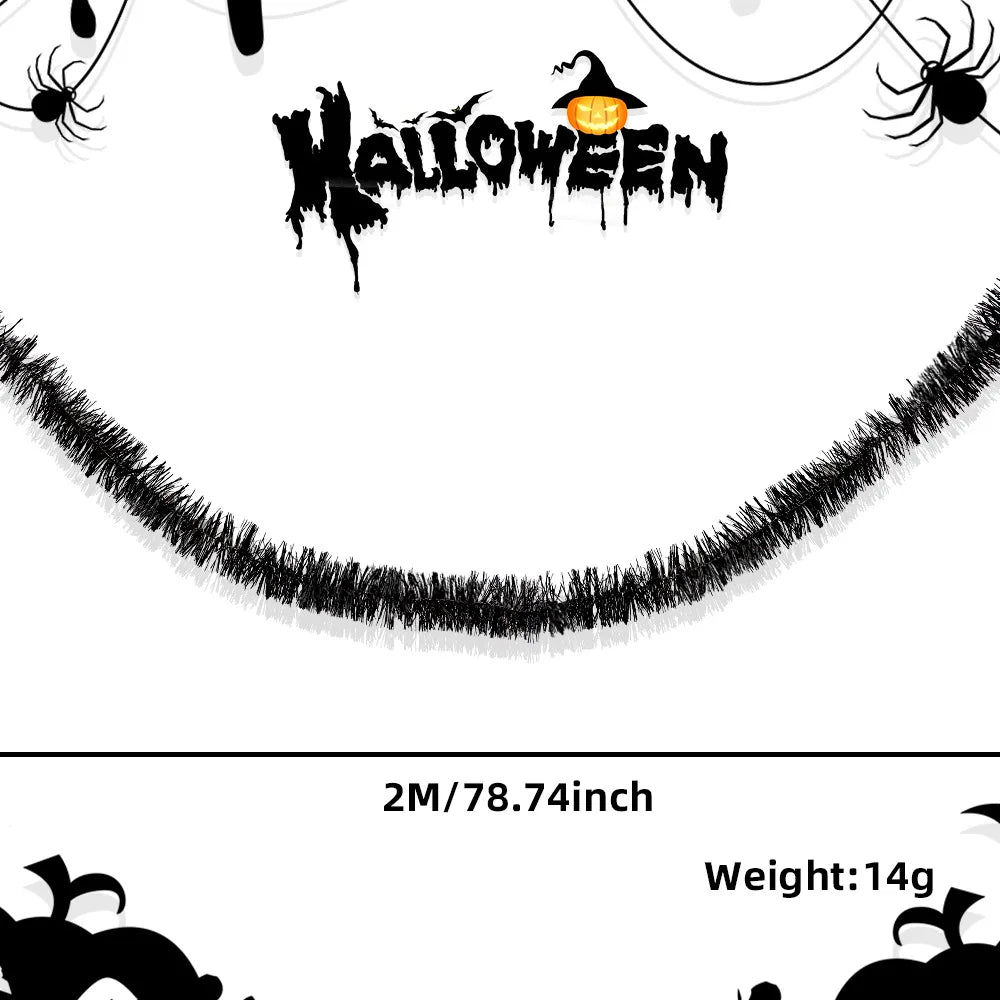 Guirlande de Noël 2 m, or, argent, rouge, bleu, vert, guirlande de père noël, ornements de Noël