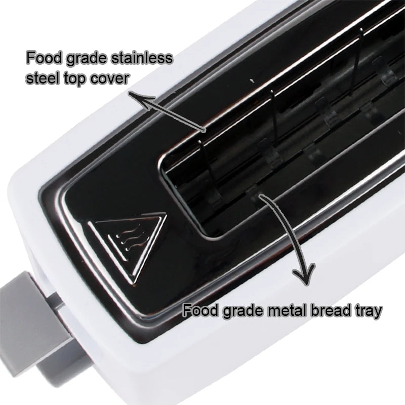Grille-pain électrique en acier inoxydable 110 V/220 V, machine à petit-déjeuner, grille-pain, 