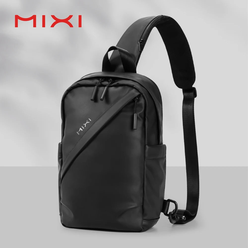 Sac de poitrine Mixi 11 pouces pour hommes – sac à dos étanche multifonctionnel, cyclisme, sport et voyage M2122