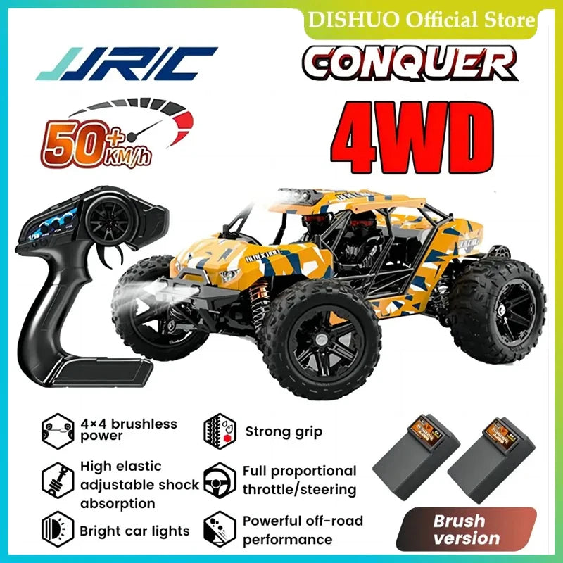 Voiture RC JJRC-Coche Teledirigido 1:14, Escoacrylate Motor Sin en 70 KM/H. Voiture de course télécommandée, haute vitesse, 50 km/h