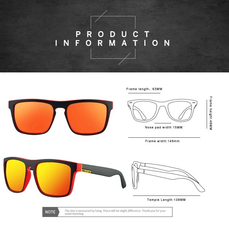 Lunettes de soleil polarisées Vintage pour hommes et femmes, UV400