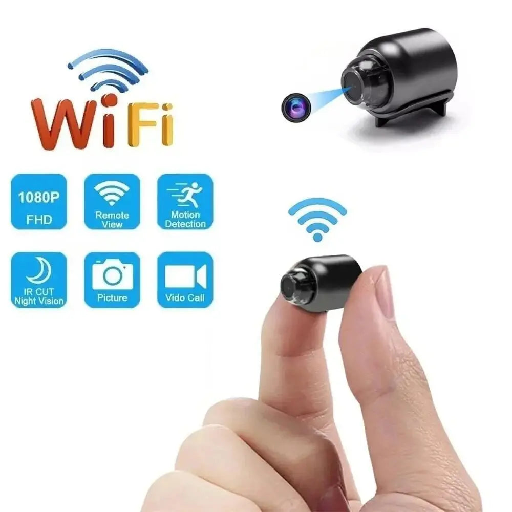 Mini Caméra WIFI compacte sans fil avec fonction statique cyclique, capteur X5, HD1080P, nouveau