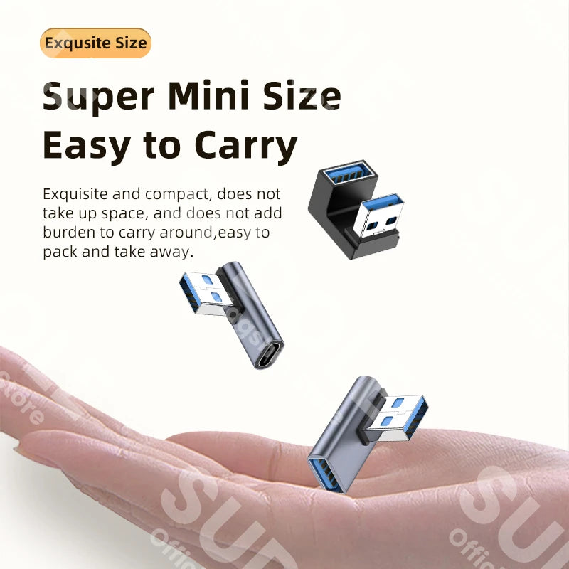 Adaptateur USB3.1 vers Type C 10Gbps OTG transfert de données rapide 5V @ 3A convertisseur de charge rapide pour Samsung Xiaomi téléphone Macbook Pro tablette