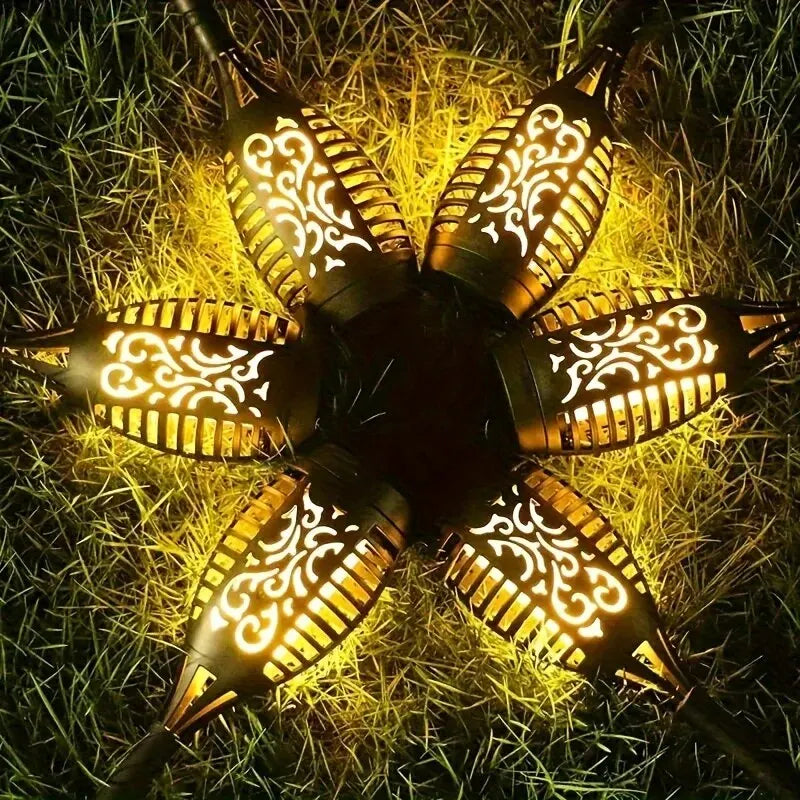 Lampe Solaire LED, Lumière vacillante, Lumière Étanche, Jardin, Décoration Extérieure