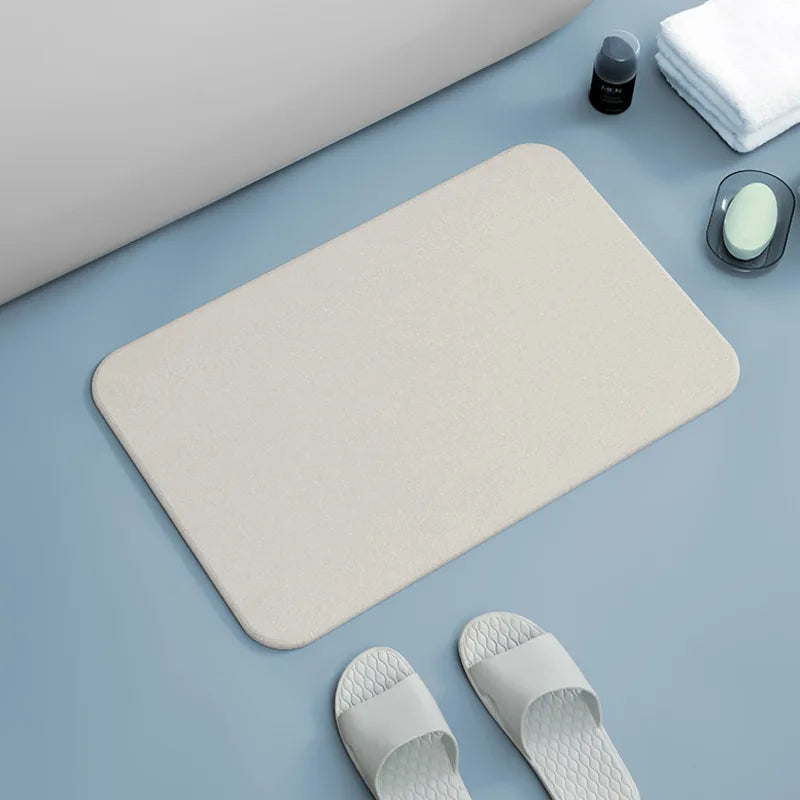 Absorbent Bath Mat for Bathroom, Dorms, Non-Slip Shower Mat, Quick Dry Bath Mat, Entrance Doormat, Home Floor Mat, Bathtub Mat
