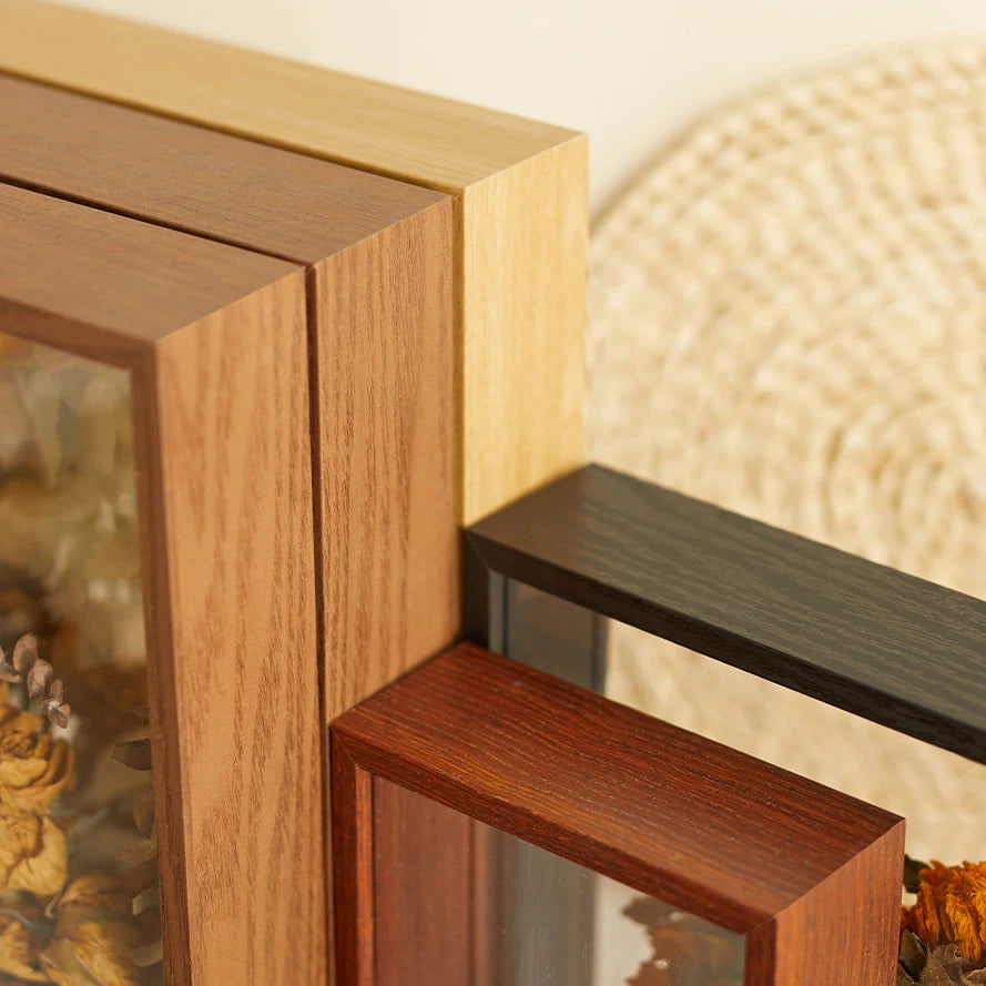 Cadres de boîte d'ombre, présentoir de bouquet, étui à fleurs, image 3D pour l'artisanat, mémoire de souvenirs, cadre photo transparent, 4cm