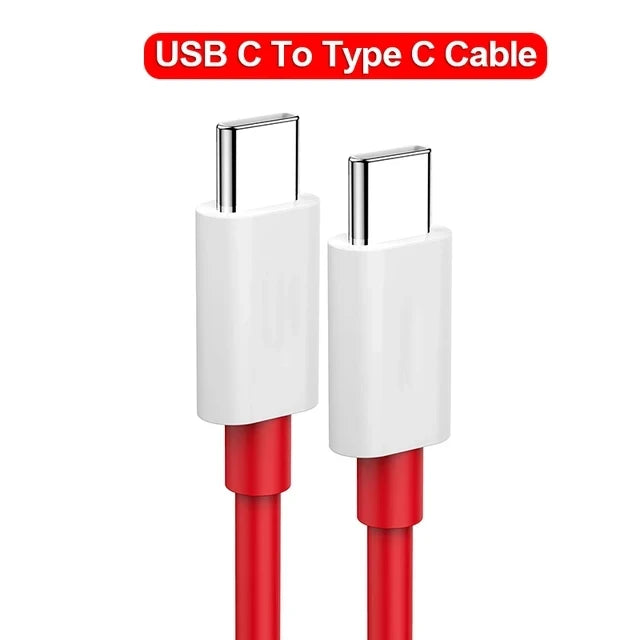 Câble USB C à Charge rapide 65W 5A, pour OnePlus 9 9R N10 CE Warp Charge 10 Pro 9RT 8 7Pro 7t 7 T 6t Supervooc Type C