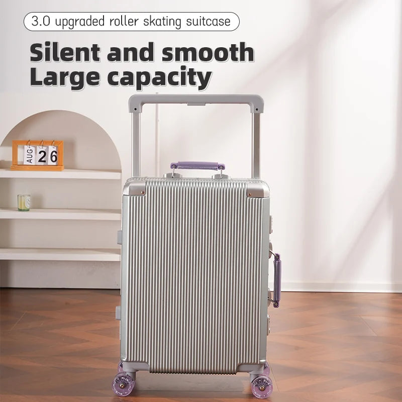 Bagage à roulettes SUSHIMU – valise de voyage 20, 24 et 26 pouces avec serrure à combinaison Premium