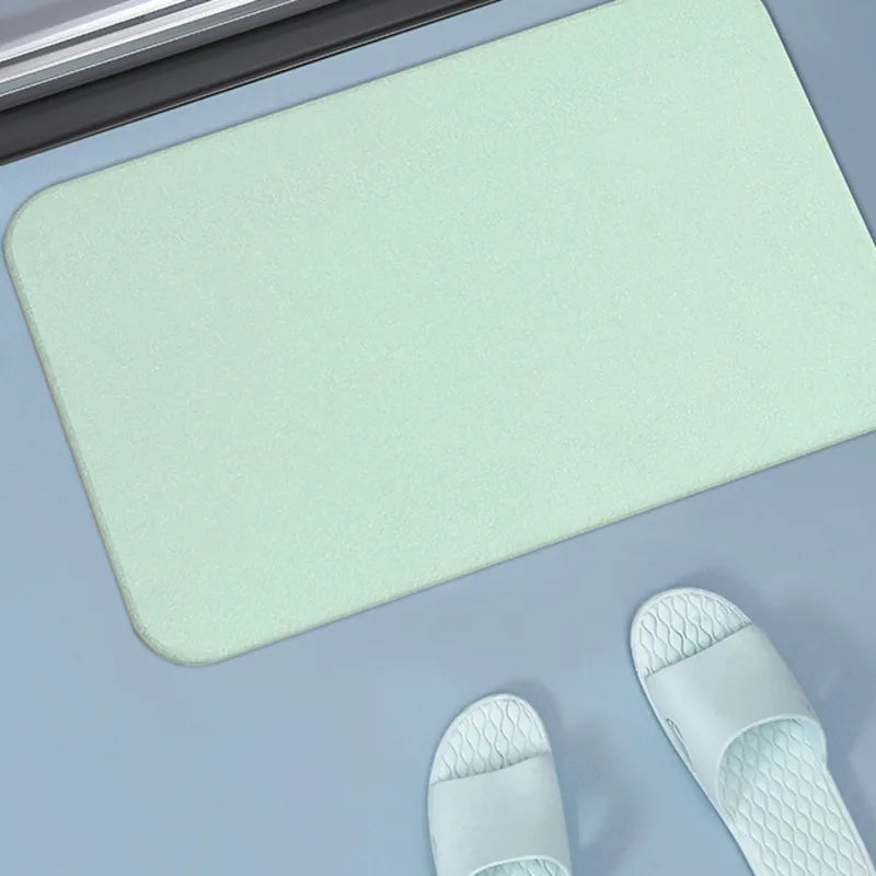 Absorbent Bath Mat for Bathroom, Dorms, Non-Slip Shower Mat, Quick Dry Bath Mat, Entrance Doormat, Home Floor Mat, Bathtub Mat