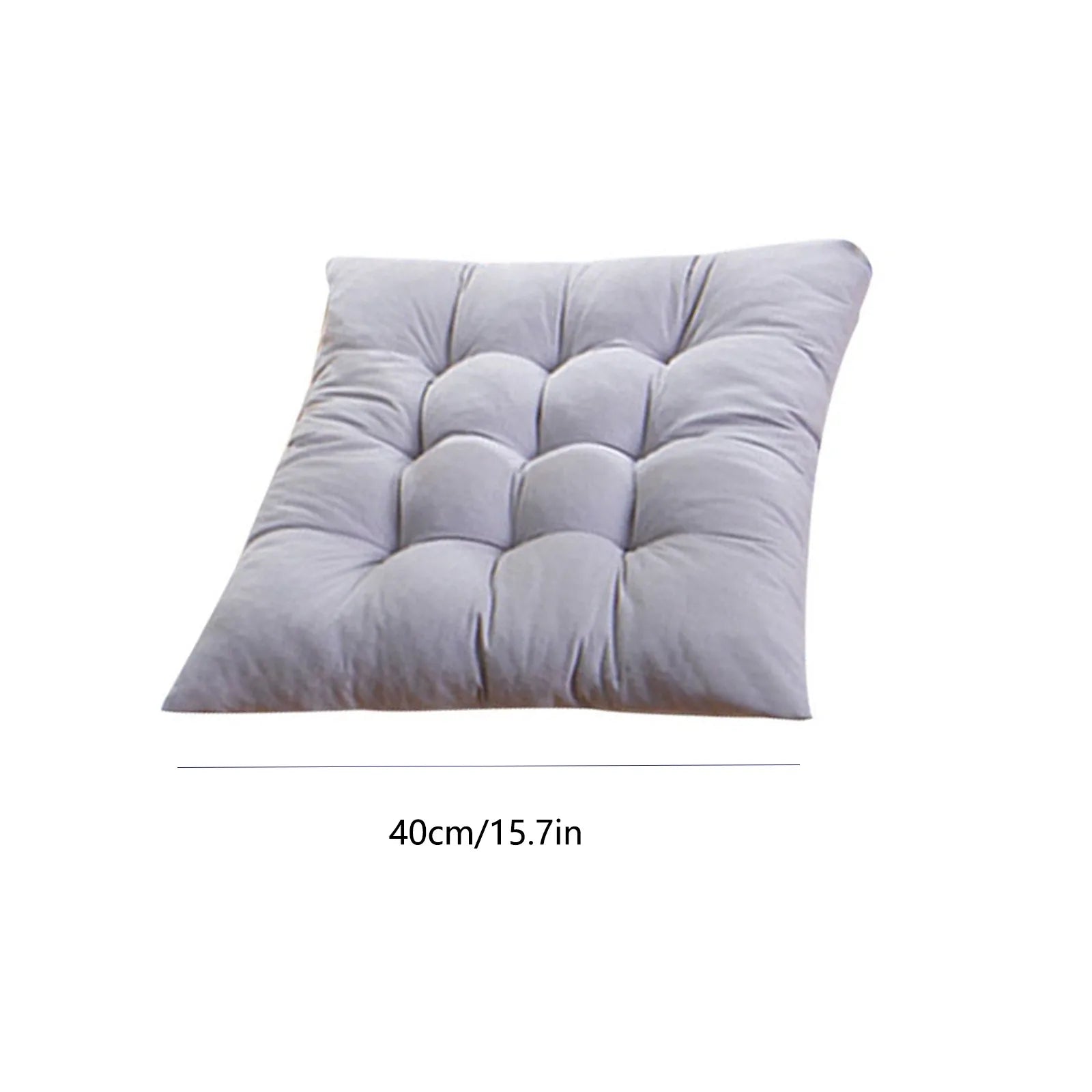 Coussin de siège de chaise carré avec sangle coordonnante, intérieur et extérieur, coussin de canapé, oreiller, maison et voiture