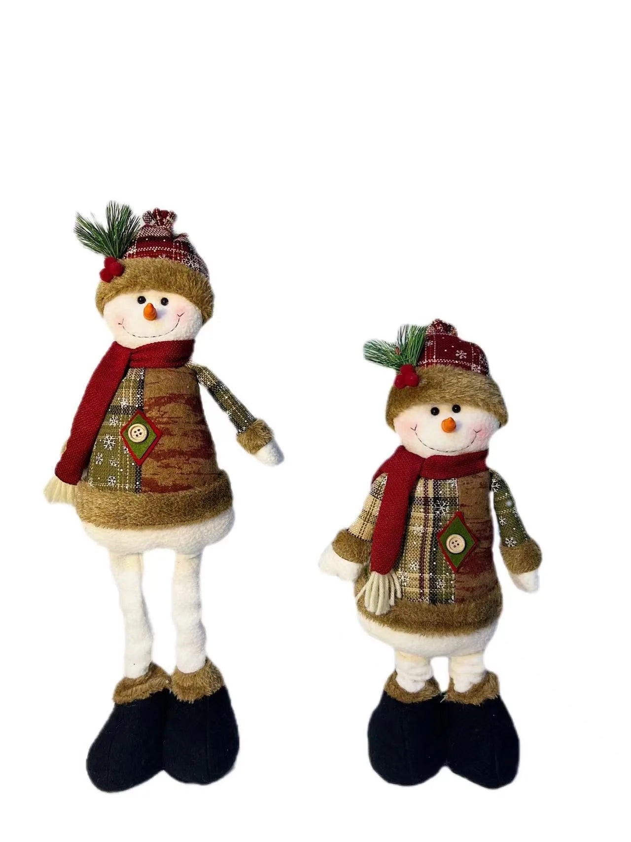 Christmas Decorative Dolls, Reindeer, Snowman, Santa Claus, Standing Butter, New Year Gift, Christmas