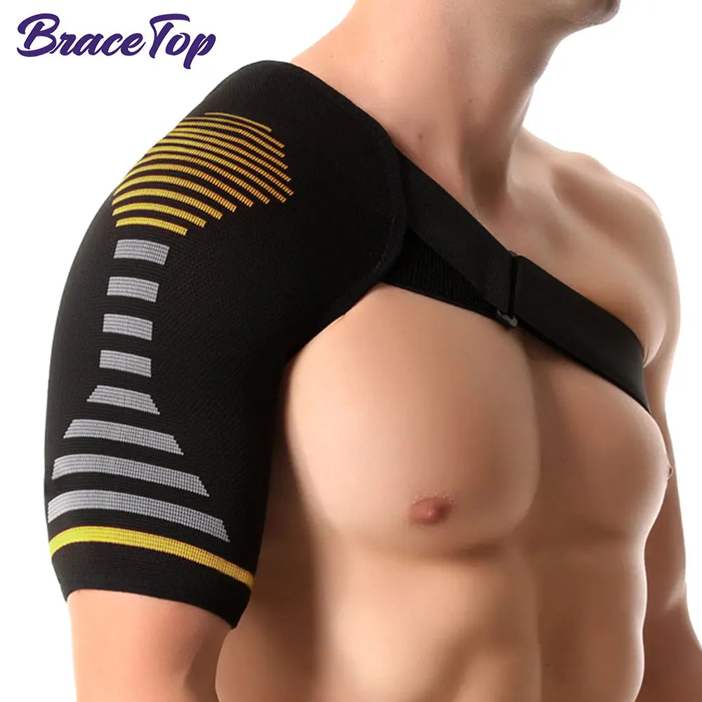 Orthèse d'épaule de compression avec technologie de compression PowerKnit | Orthèse orthopédique pour hommes et femmes