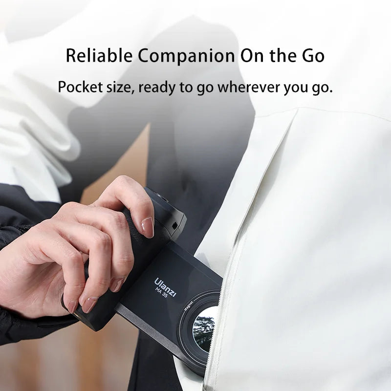 Poignée pour téléphone portable MA35 Ulanzi, support de stabilisateur de photo Bluetooth, poignée Magsafe, support mobile pour iPhone