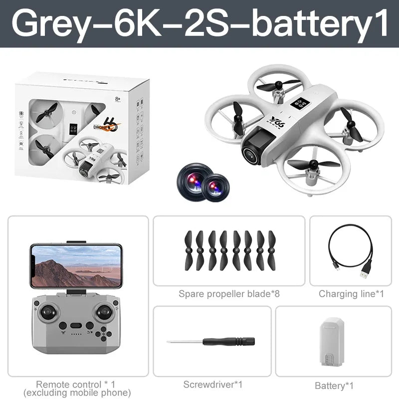 Drone FPV Xiaomi V66 8K professionnel avec double caméra, WiFi FPV, RC, évitement d'obstacles intelligent, quadcopter pliable