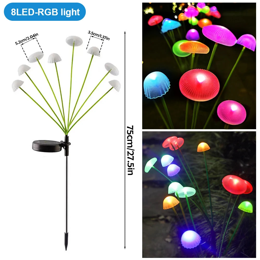 Solar LED-Qualle – Garten-Dekoration
