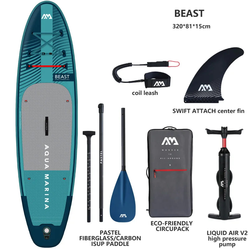 BEAST A MARHR inflatable paddleboard, 2023x81x15cm, SUP, stand up paddle, SUP, kayak, boat, water sports