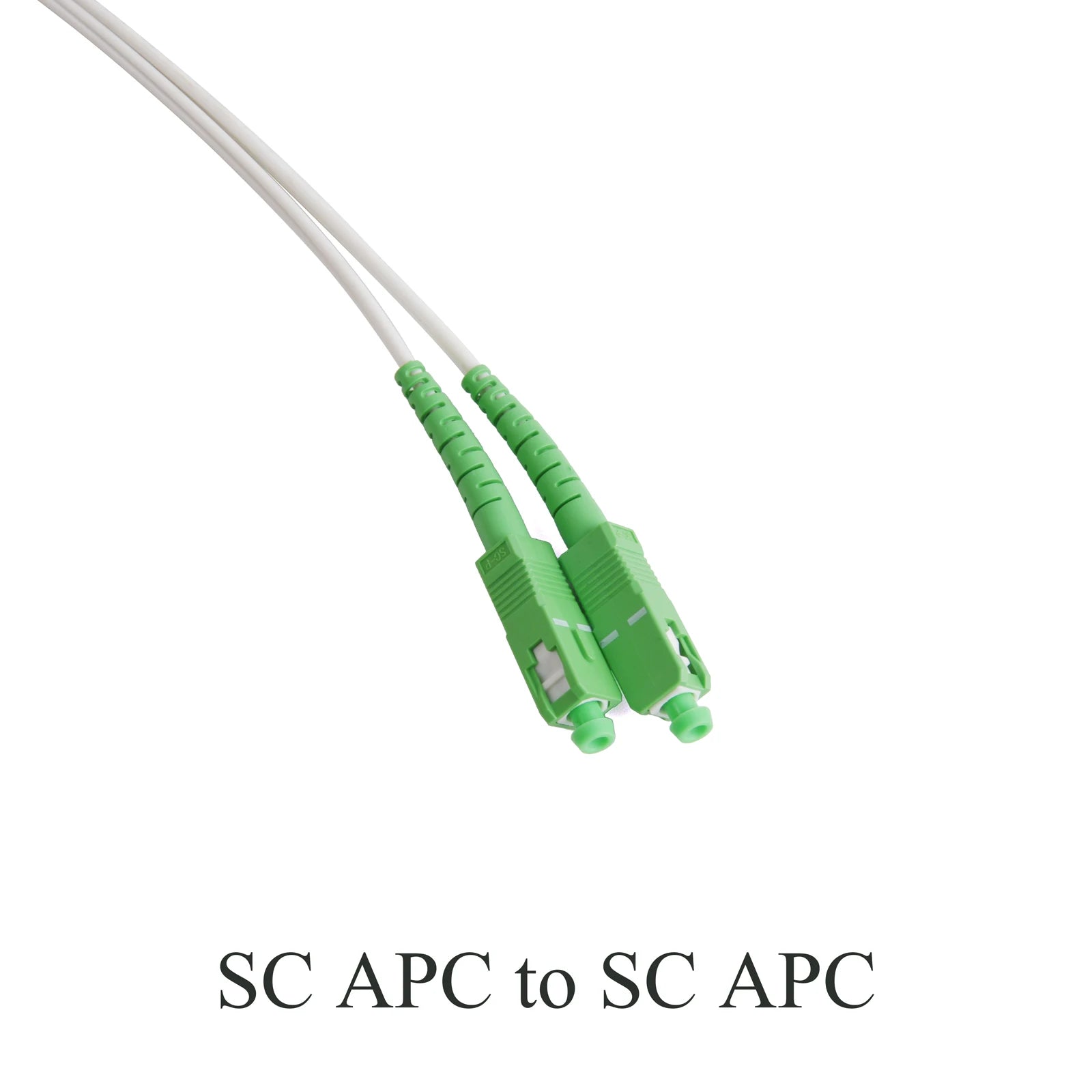 Câble Fibre optique APC SC vers SC, câble d'extension optique monomode à 1 noyau, cordon de raccordement simple pour conversion 3M/5M/10M/15M/20M/30M