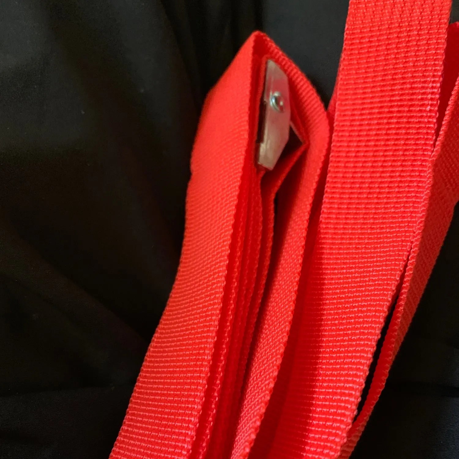 Sangle d'arrimage à boucle noire de 1 m/2 m/3 m/4 m/5 m, sangles de chargement pour voiture, moto, vélo, corde de remorquage à boucle en métal