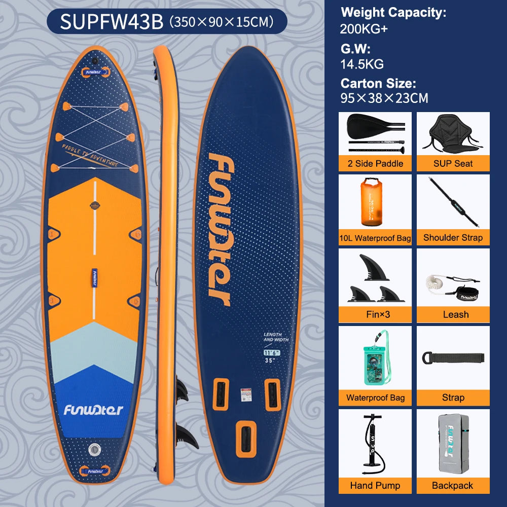 Planche de Paddle Gonflable avec Accessoires (335 / 350 / 385 cm) - Feath-R-Lite Koi Sup