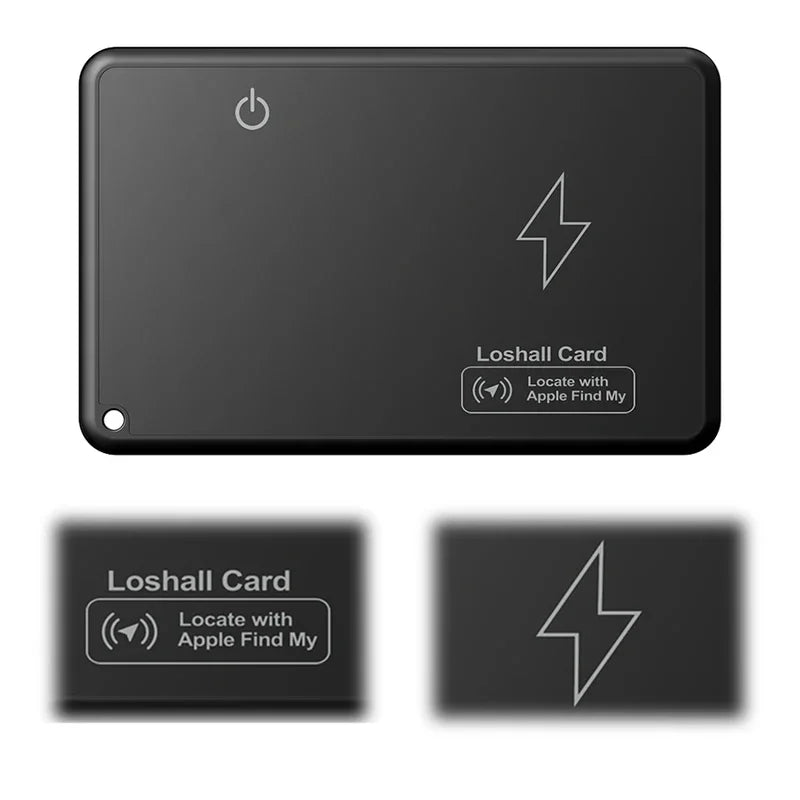 Carte de suivi de portefeuille de localisation de charge sans fil, localisateur GPS étanche, fonctionne avec Apple Find My App, traqueur Bluetooth, nouveau