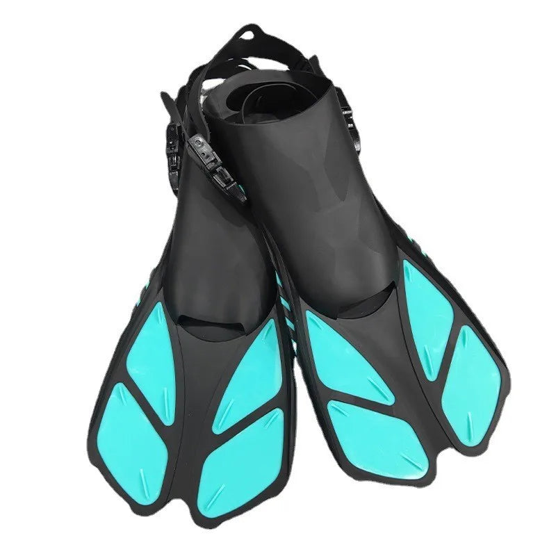 Palmes avec boucles réglables QYQ, talons ouverts, conçues pour la plongée en apnée et la plongée sous-marine