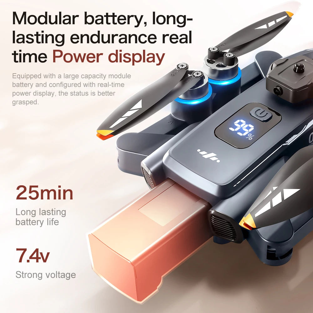 Drone Mijia XT808 GPS 4K Professionnel – Xiaomi, Double Caméra 8K, Moteur Brushless, 5G WiFi FPV, Quadrirotor RC Pliable, Drone Télécommandé