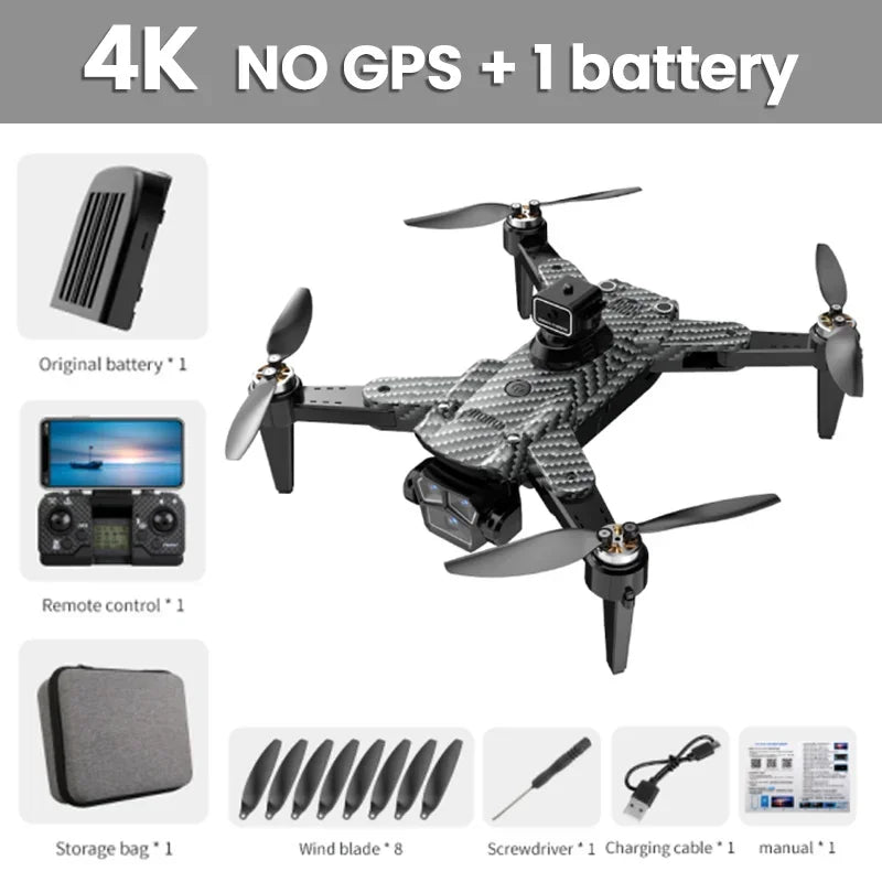 Drone Pliable Professionnel 8K HD XIAOMI MIJIA S196GPS, GPS, Moteur Sans Balais et Évitement d’Obstacles