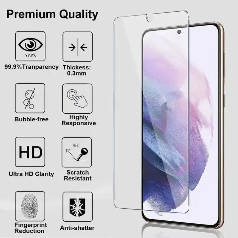 Protecteur d'écran en verre trempé – 3 pièces – Samsung Galaxy A12 à A73