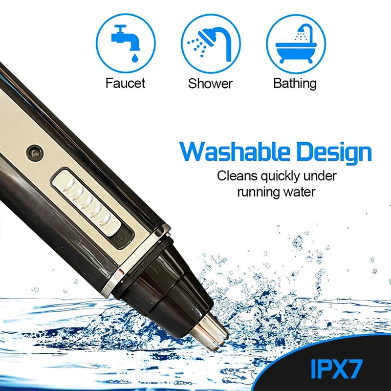 Tondeuse à Barbe Rechargeable 4 en 1 pour Homme, Appareil d'Épilation