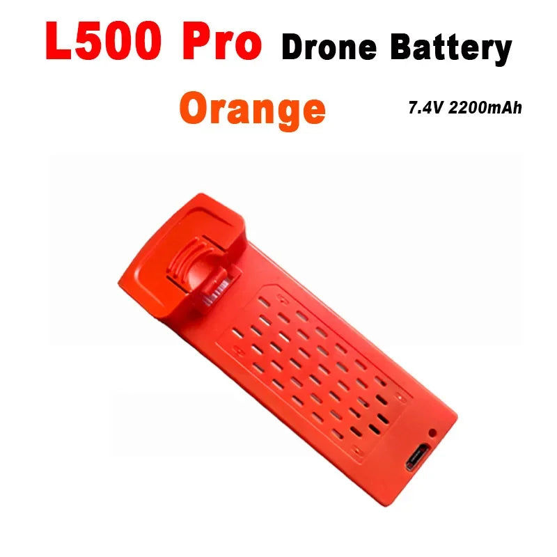 Batterie d'origine LYZRC L500 Pro 7.4V 2200mAh pour L500 Pro/Max 4K batterie de Drone professionnelle accessoires pièces