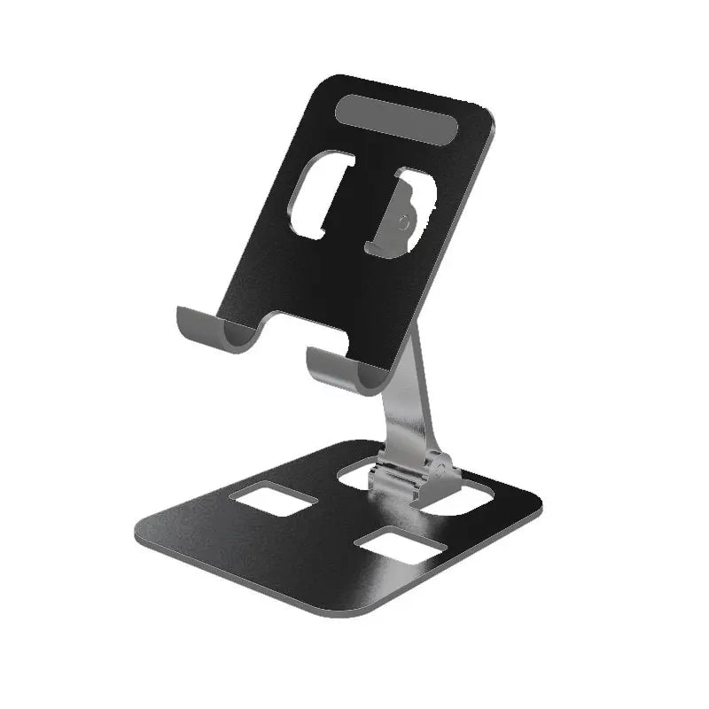 Support de téléphone de bureau pliable universel en alliage d'aluminium, support de montage pour téléphone portable, support en métal de bureau pour tablette