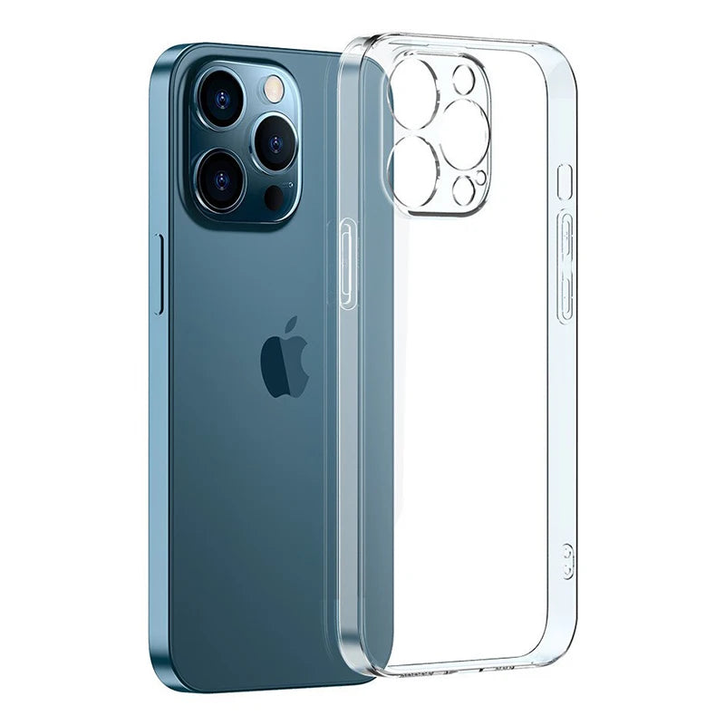 Coque transparente KENNAGE pour iPhone – Silicone souple & protection élégante