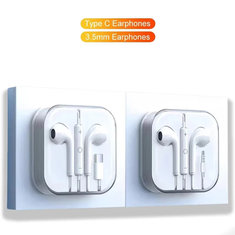 Écouteurs filaires USB-C / Jack 3,5 mm – Compatibles Xiaomi, POCO, Huawei, Samsung