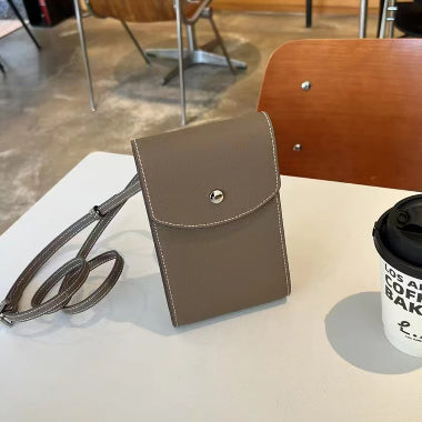 Petit Sac à Bandoulière Personnalisé en Cuir de Palmier – Sac de Téléphone pour Femme