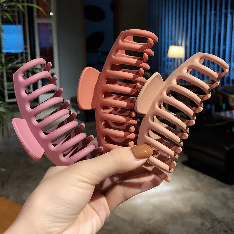 Pinces à cheveux coréennes solides pour femmes et filles, épingles à cheveux en acrylique conviviale, accessoires élégants