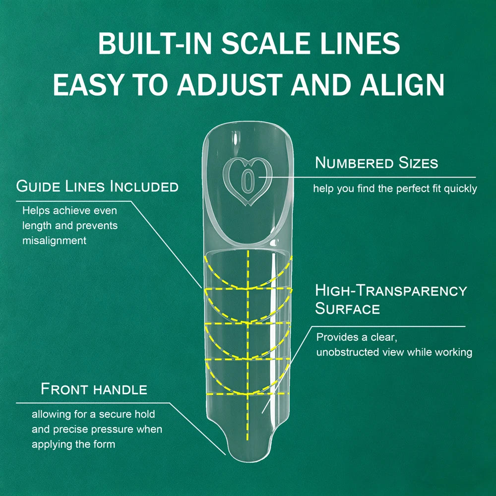 Moules Extensions Ongles Double Système - Dual Forms French Onglepop 150 pièces 