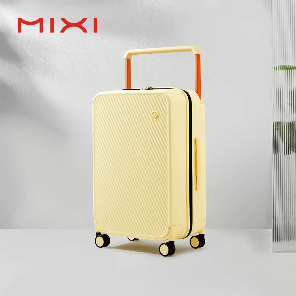 Valise Mixi M9276 – Bagage rigide à roulettes avec poignée large, PC, serrure TSA, 20 et 24 pouces, unisexe