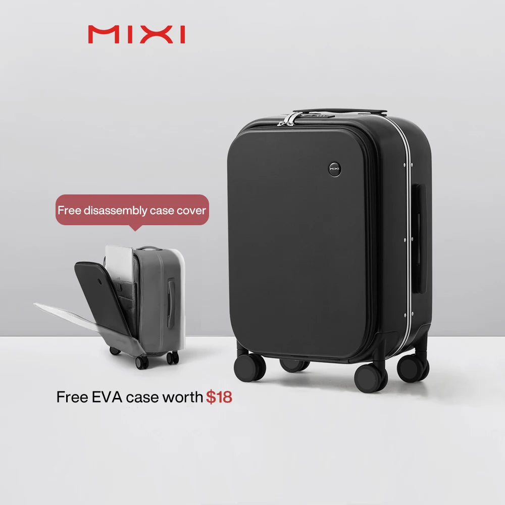 Valise Mixi M9260 – Bagage à main 18'' / 20'' / 24'' avec cadre en aluminium, Design breveté