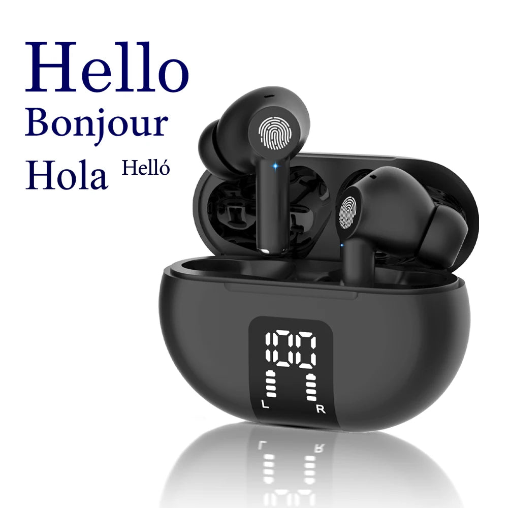 M10 Übersetzungs-Kopfhörer, 144 Sprachen, kabelloser Bluetooth-Kopfhörer, Reise-Headset
