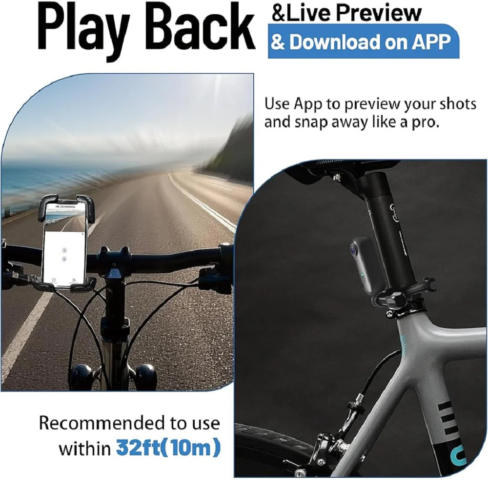 JETO 4K Magnetic POV Body Camera, Ultra-compact, Waterproof, and Wireless for Sports and Vlogging