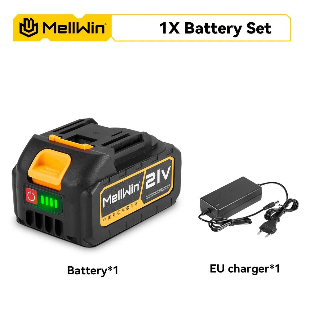 MELLWIN batterie Rechargeable 15000mAh outil électrique batterie au Lithium indicateur Led batteries Pack pour Makita 18v batterie broches