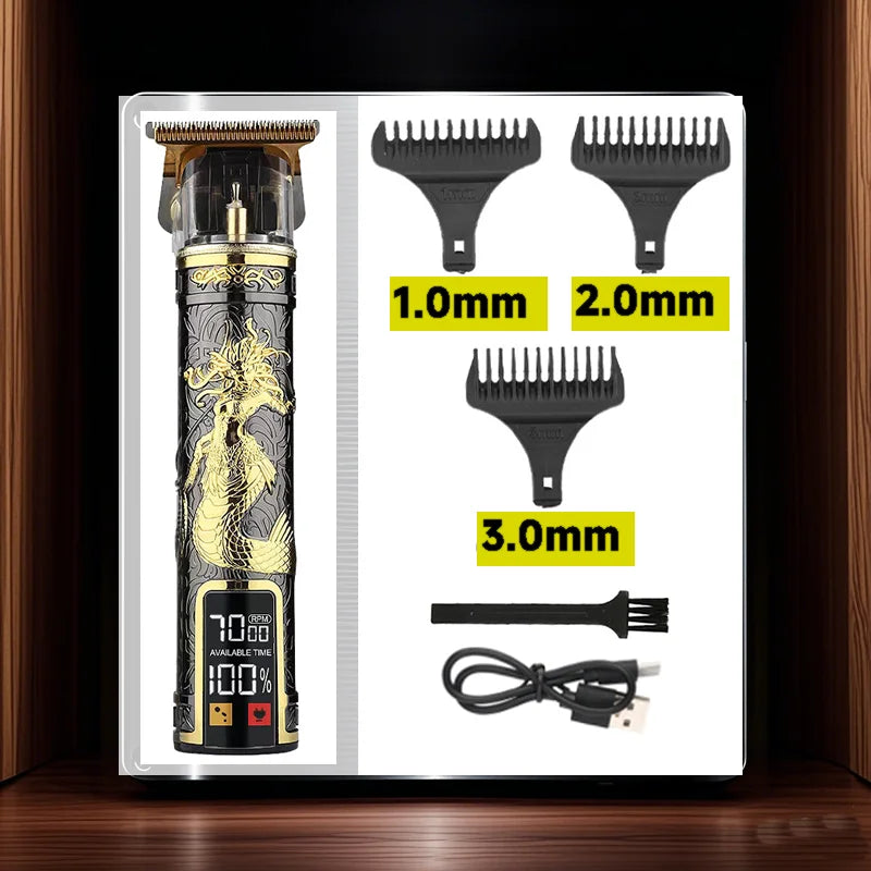 Rasoir électrique professionnel T9 pour hommes – Tondeuse à barbe et cheveux