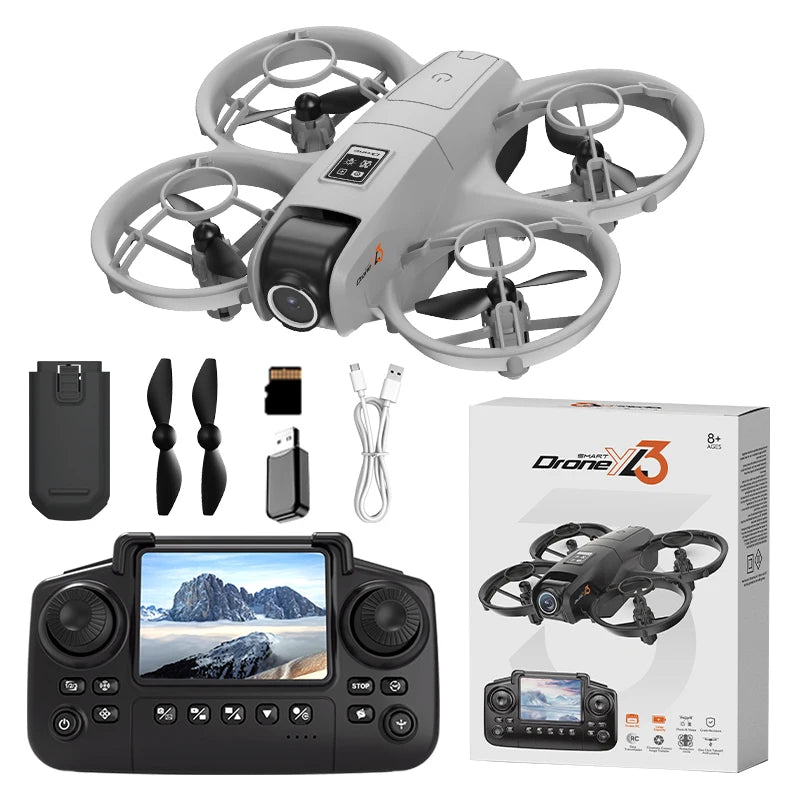 Mini Drone à distance – Écran 4K, Caméra Hover, Poche, Quadcopter RC 2025 YL3